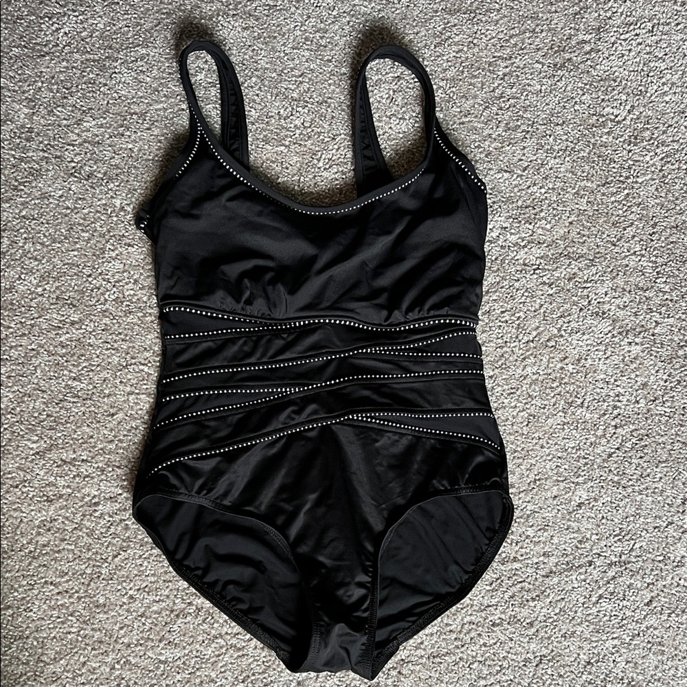 Miraclesuit Black One Piece Swimsuit